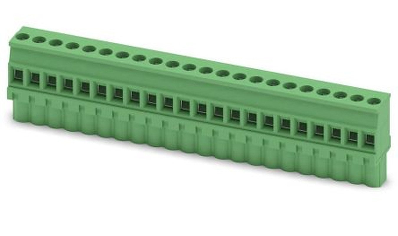 Phoenix Contact MVSTBW 2.5/22-ST Series PCB Terminal Block, 22-Contact, 5 mm Pitch, 1 Row, 1792728