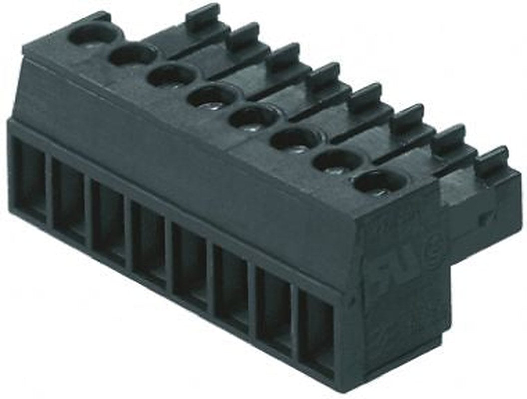 Weidmüller BC 3.81 Series Pluggable Terminal Block, 8-Contact, 3.81 mm Pitch, 1 Row, 1792820000