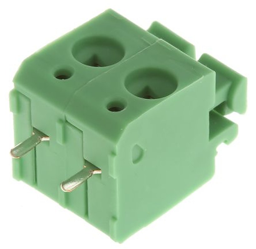 Phoenix Contact PTS 1.5/2-5.0-H Series Horizontal PCB Terminal Block, 2 Contact(s), 5 mm Pitch, 1 Row