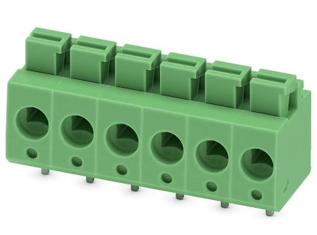 Phoenix Contact PTS 1.5/6-5.0-H Series Horizontal PCB Terminal Block, 6 Contact(s), 5 mm Pitch, 1 Row