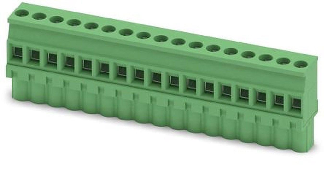 Phoenix Contact MVSTBW 2.5/17-ST-5.08 Series PCB Terminal Block, 17-Contact, 5.08 mm Pitch, 1 Row, 1792906