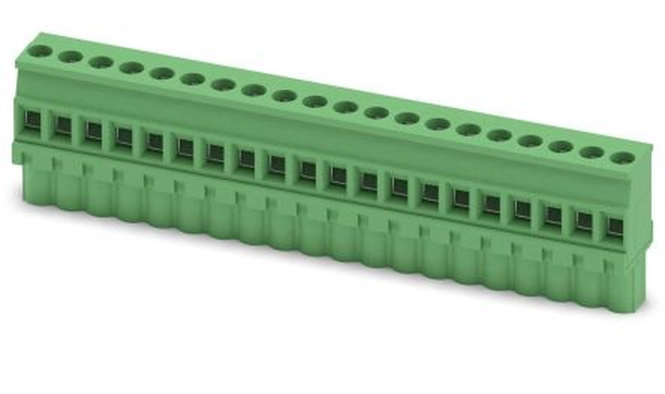 Phoenix Contact MVSTBW 2.5/20-ST-5.08 Series PCB Terminal Block, 20-Contact, 5.08 mm Pitch, 1 Row, 1792935