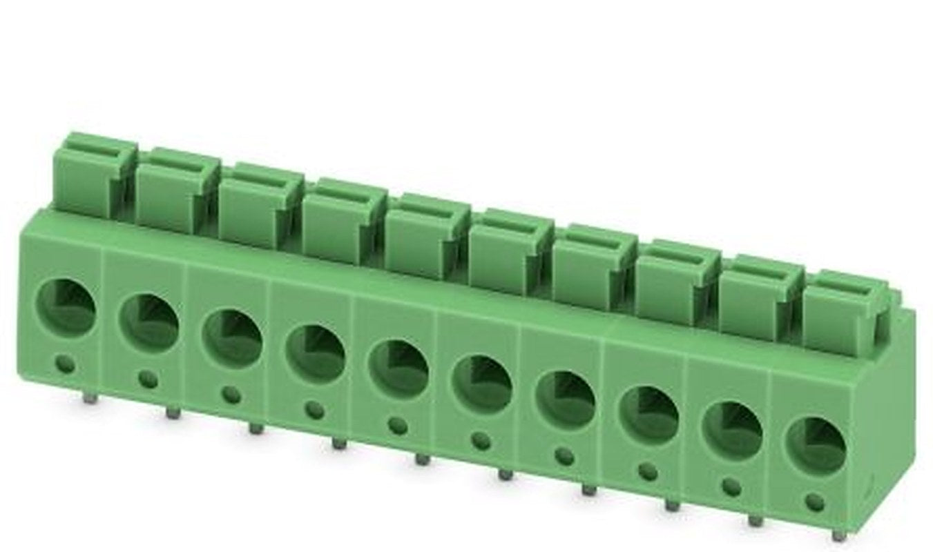 Phoenix Contact PTS 1.5/10-5.0-H Series Straight PCB Terminal Block, 10 Contact(s), 5 mm Pitch, 1 Row