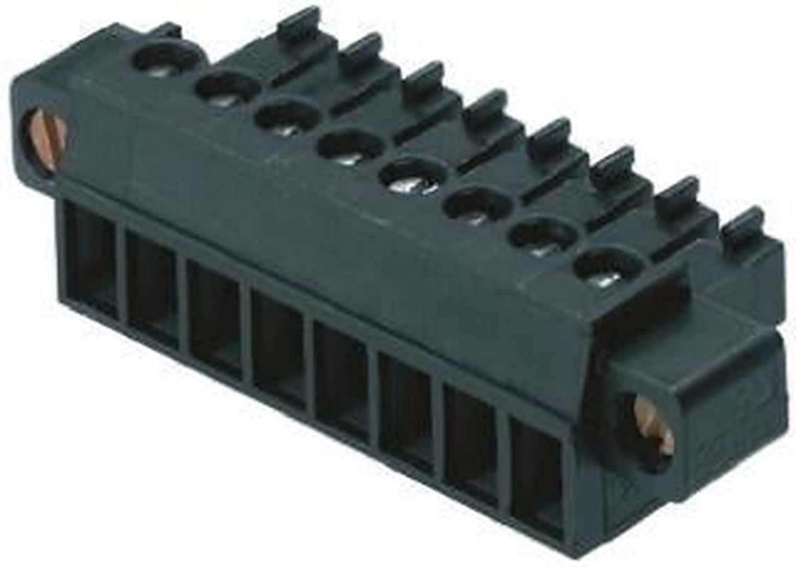 Weidmüller BC 3.81 Series Pluggable Terminal Block, 2-Contact, 3.81 mm Pitch, 1 Row, 1792950000