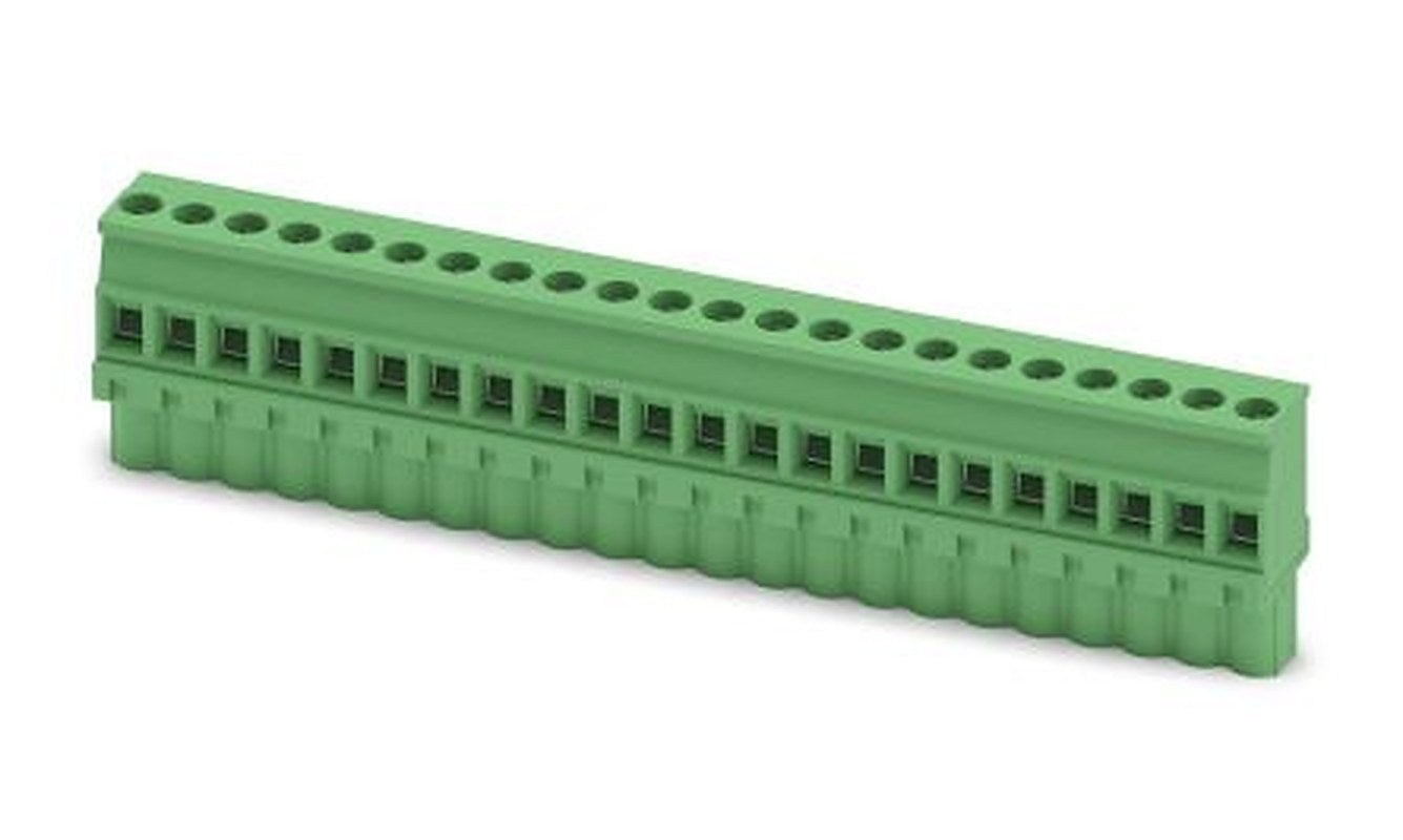 Phoenix Contact MVSTBW 2.5/22-ST-5.08 Series Pluggable Terminal Block, 22-Contact, 5.08 mm Pitch, 1 Row, 1792951