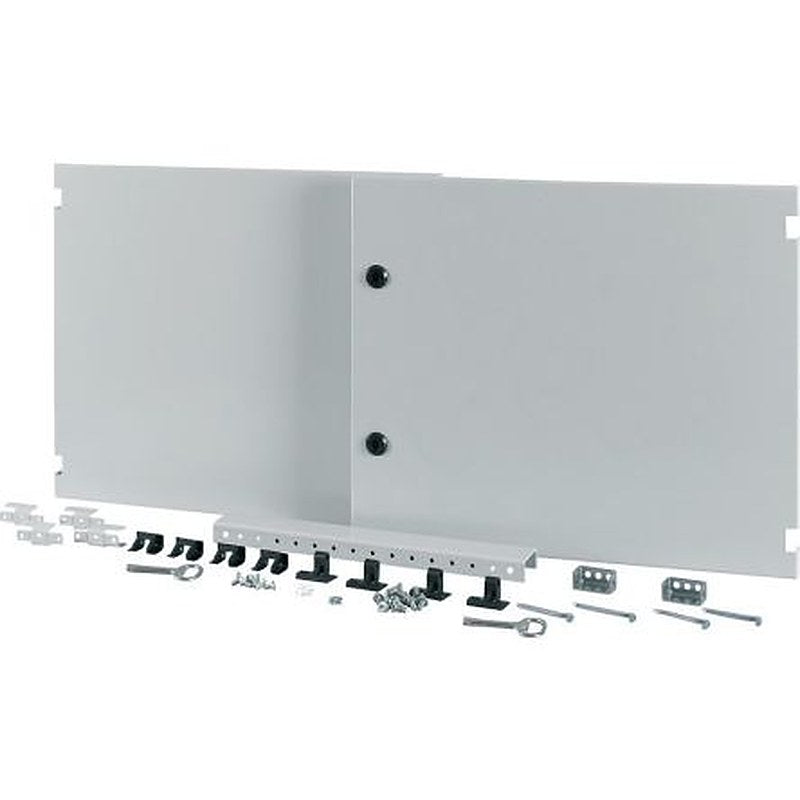 Eaton xEnergy Main Series Steel Black RAL 7035 Single Door, 540 mm H, 1.092m W, 29 mm D, 29 mm L