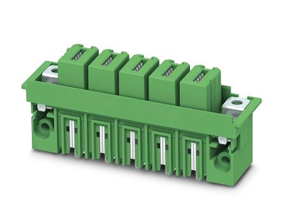 Phoenix Contact DFK-IPCV 35 HC/ 2-GF-15.00 Series Pluggable Terminal Block, 2-Contact, 15 mm Pitch, 1 Row, 1793600