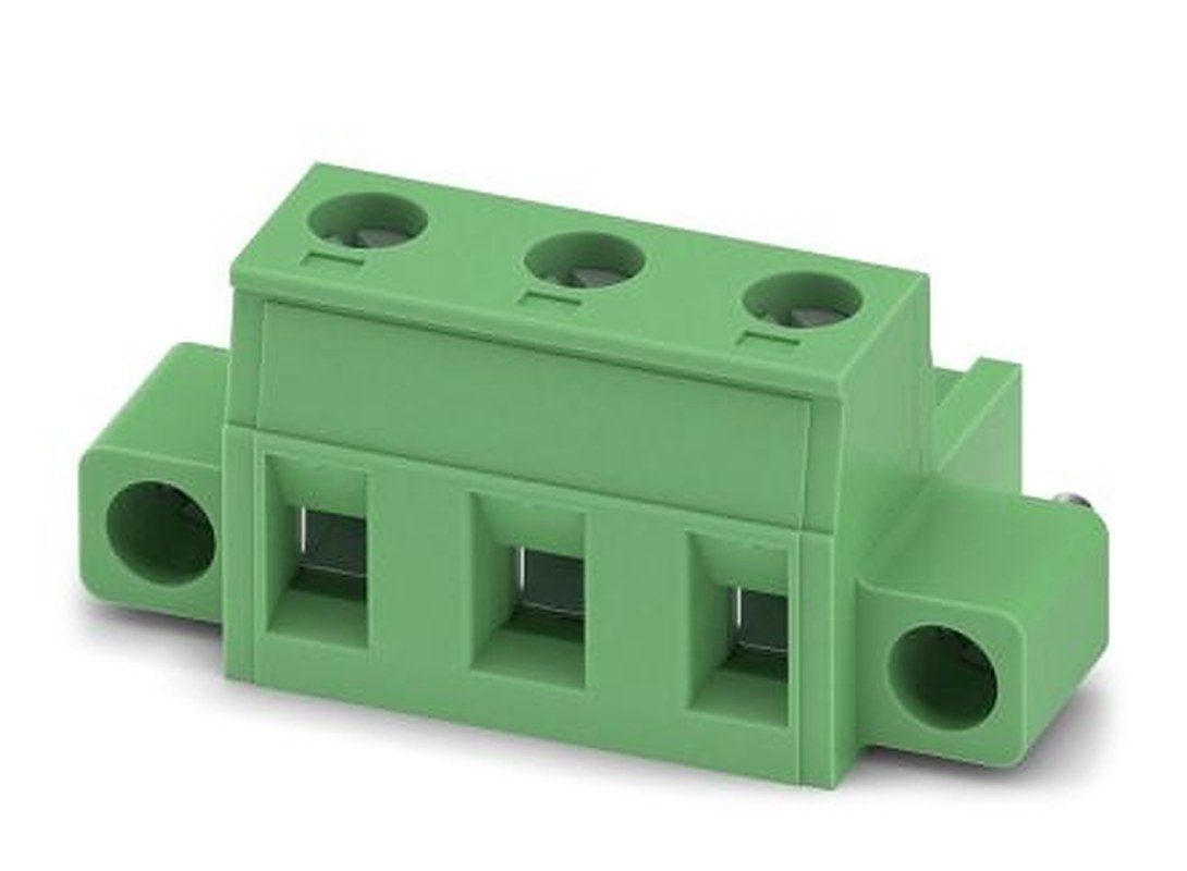 Phoenix Contact GMSTB 2.5/3-STF-7.62 EX Series Pluggable Terminal Block, 3-Contact, 7.62 mm Pitch, 1 Row, 1795789