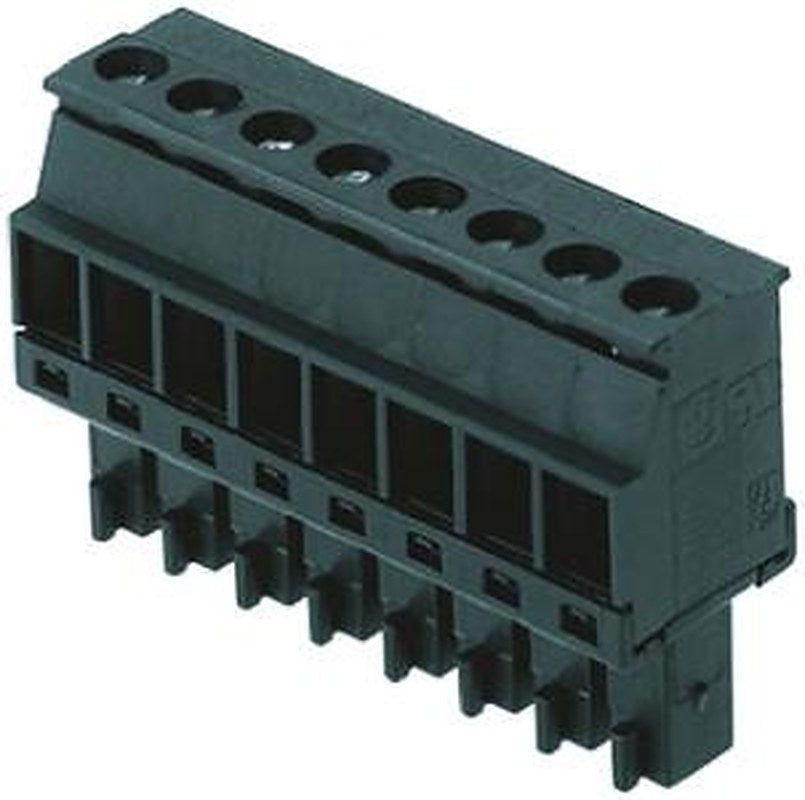 Weidmüller BC 3.81 Series Pluggable Terminal Block, 6-Contact, 3.81 mm Pitch, 1 Row