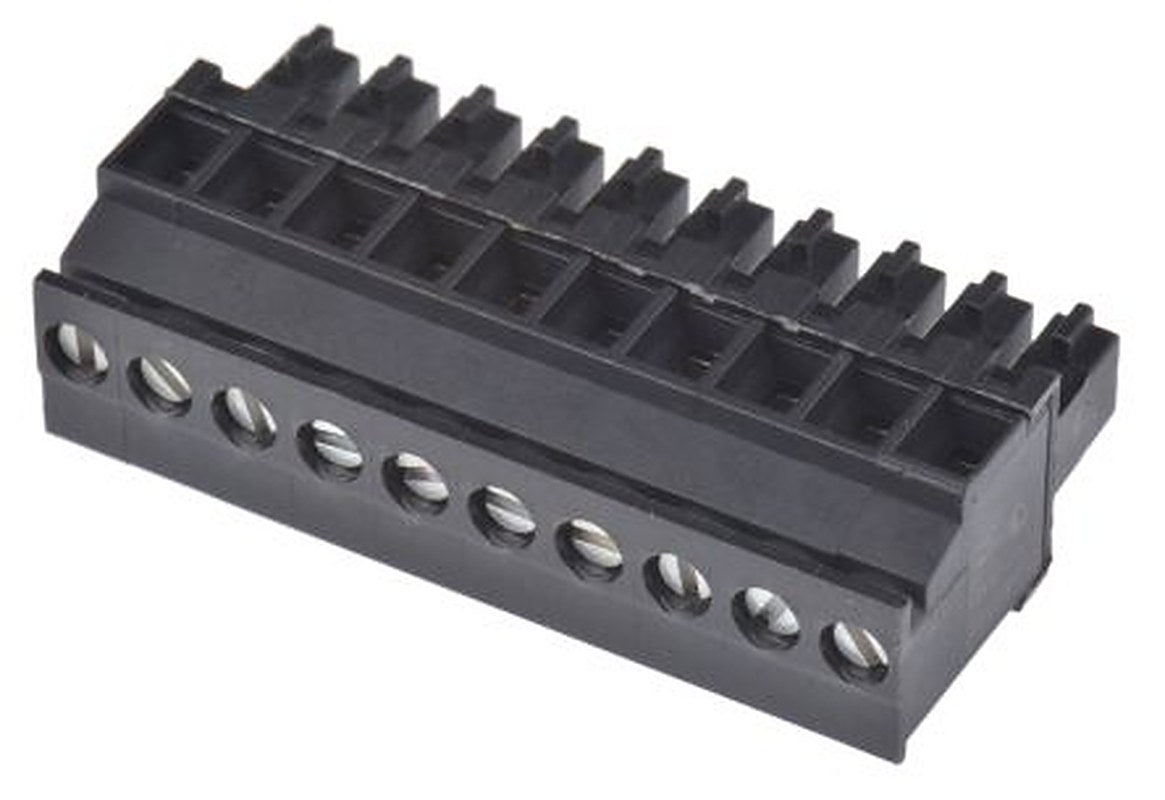 Weidmüller BC 3.81 Series Pluggable Terminal Block, 10-Contact, 3.81 mm Pitch, 1 Row, 1798610000
