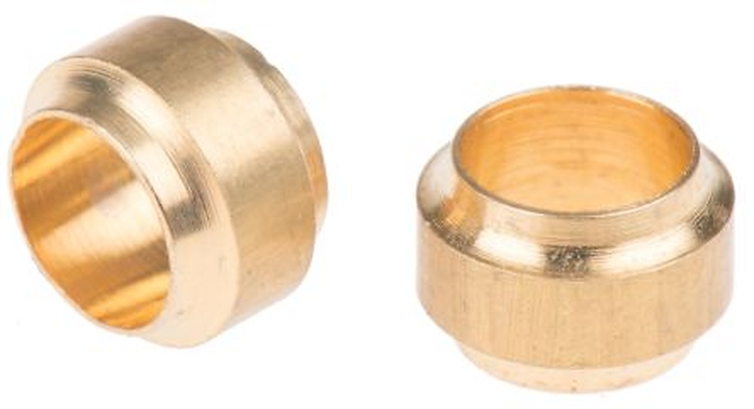 Norgren Brass Pipe Fitting, Straight Compression Compression Fitting, Female Metric Tube 6 mm