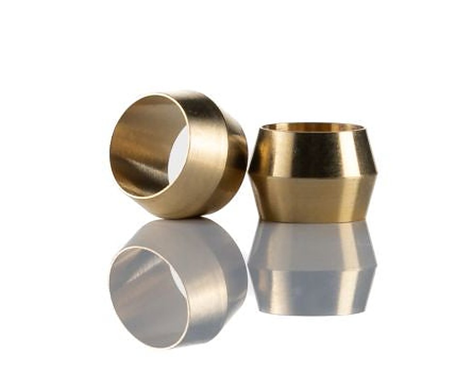 Norgren Brass Pipe Fitting, Straight Compression Compression Fitting, Female