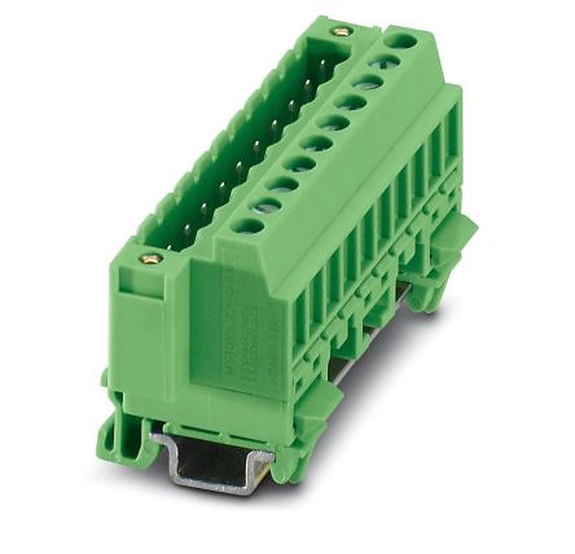 Phoenix Contact MSTBVK 2.5/10-GF-5.08 Series DIN Rail Connector, 5.08 mm Pitch