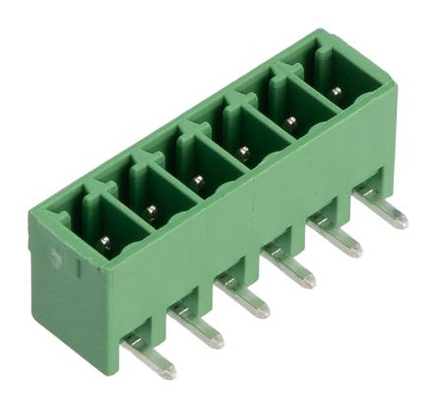 Phoenix Contact MC 1.5/ 6-G-3.81 Series Pluggable Terminal Block, 6-Contact, 3.81 mm Pitch, 1 Row, 1803316