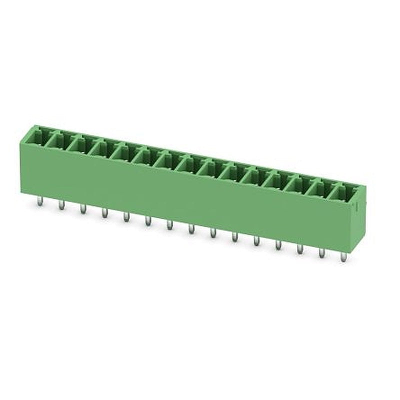 Phoenix Contact MCV Series Straight Wave Soldering Mount PCB Header, 15 Contact(s), 3.81 mm Pitch, 1 Row