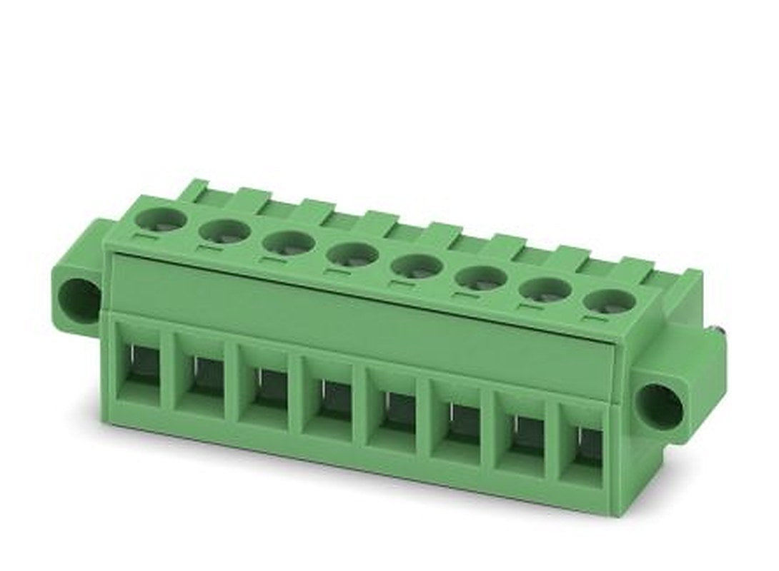 Phoenix Contact MSTBT 2.5/ 8-STF-5.08 Series Pluggable Terminal Block, 8-Contact, 5.08 mm Pitch, 2 Row, 1804661