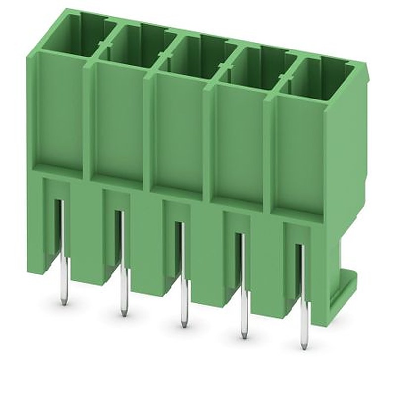Phoenix Contact PCV 4/ 5-G-7.62 Series Pluggable Terminal Block, 5 Contact(s), 7.62 mm Pitch, 1 Row