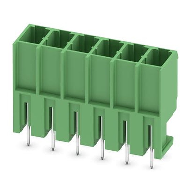 Phoenix Contact PCV 4/..-G Series Straight Solder PCB Header, 6 Contact(s), 7.62 mm Pitch, 1 Row, Shrouded