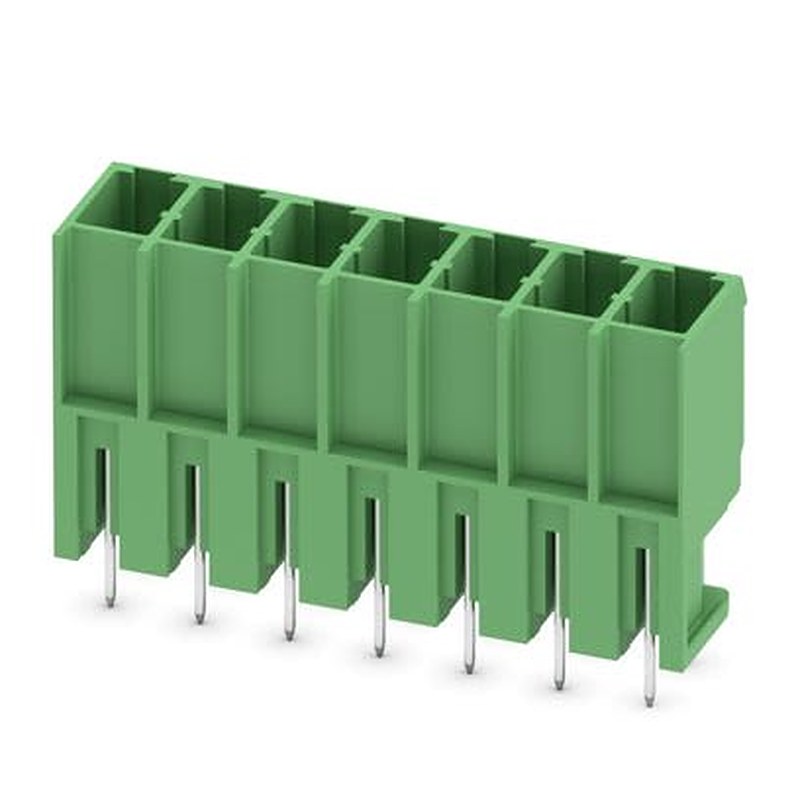 Phoenix Contact PCV Series Wave Soldering Mount PCB Header, 7 Contact(s), 7.62 mm Pitch, 1 Row, Shrouded