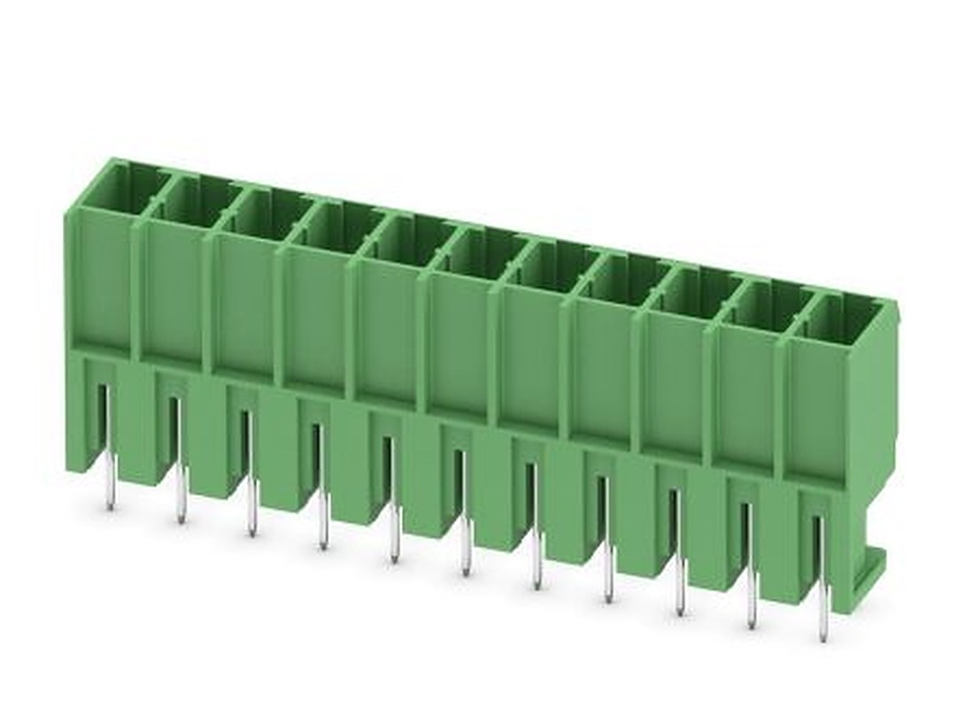 Phoenix Contact PCV 4/11-G-7.62 Series Pluggable Terminal Block, 11-Contact, 7.62 mm Pitch, 1 Row, 1804771