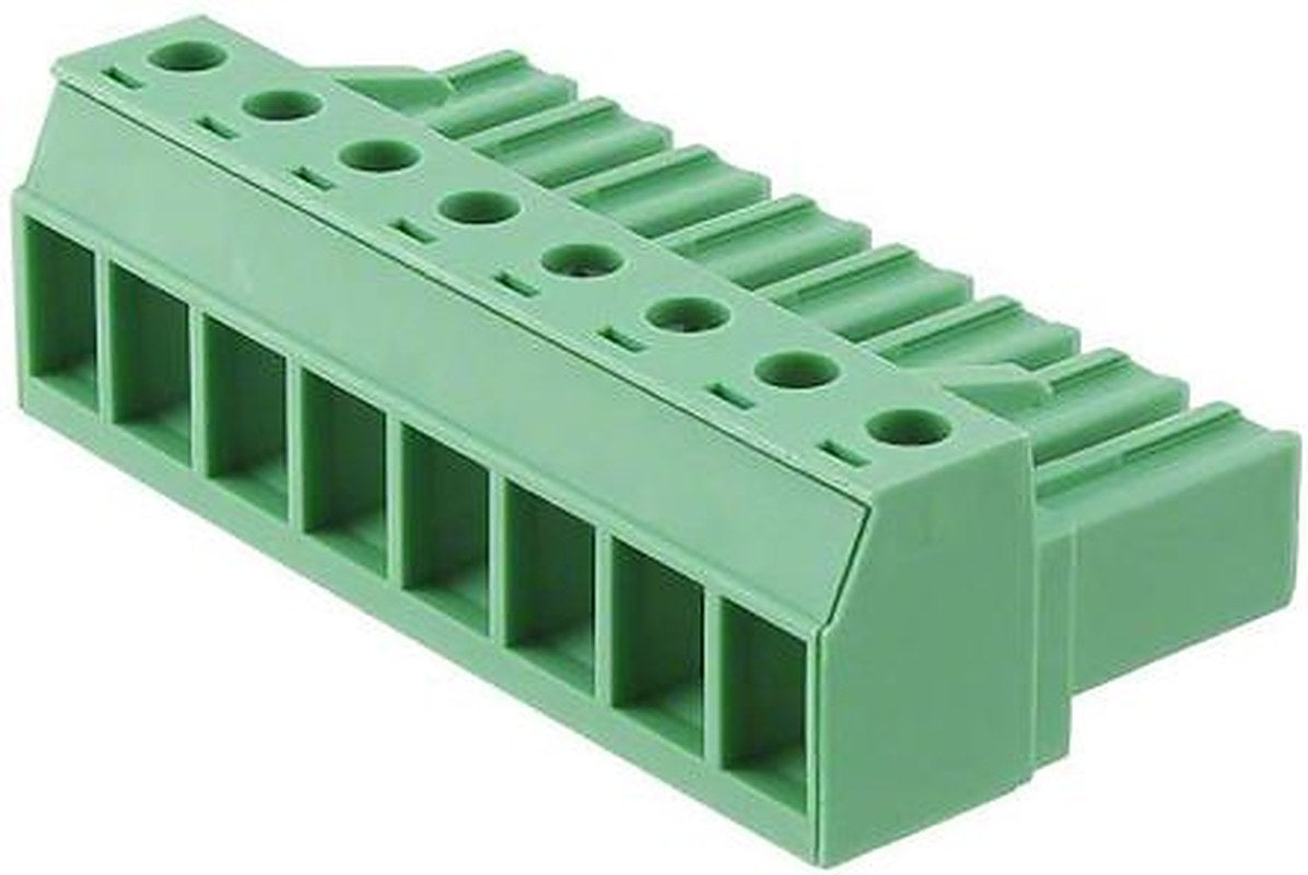 Phoenix Contact PC Series Pluggable Terminal Block, 8-Contact, 7.62 mm Pitch, 1 Row, 1804962