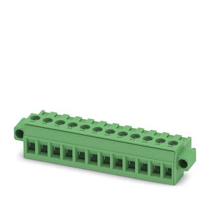 Phoenix Contact MSTBT Series PCB Connector, 12-Contact, 5.08 mm Pitch, Screw, 1 Row Screw