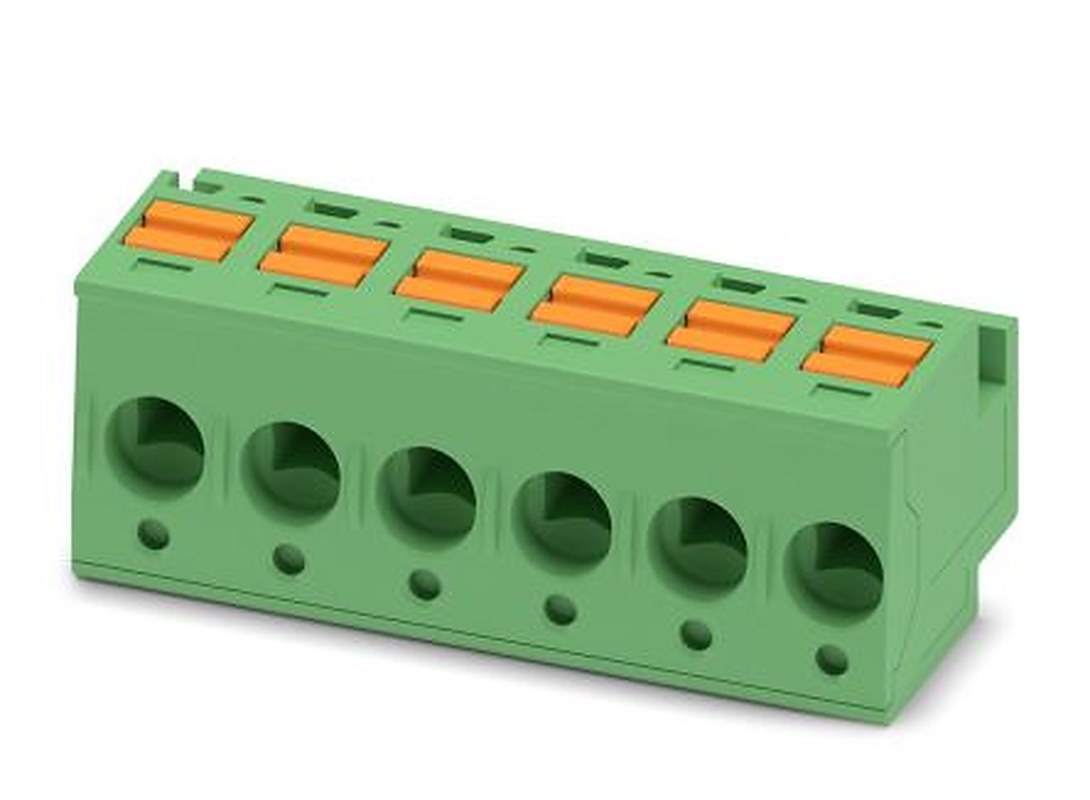 Phoenix Contact PTS 1.5/6-PH-5.0 Series Pluggable Terminal Block, 6-Contact, 5 mm Pitch, 1 Row, 1805559