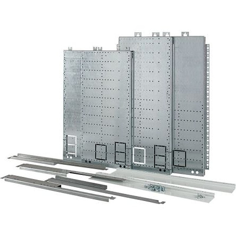 Eaton Grey Metal Faceplate & Mount Plate