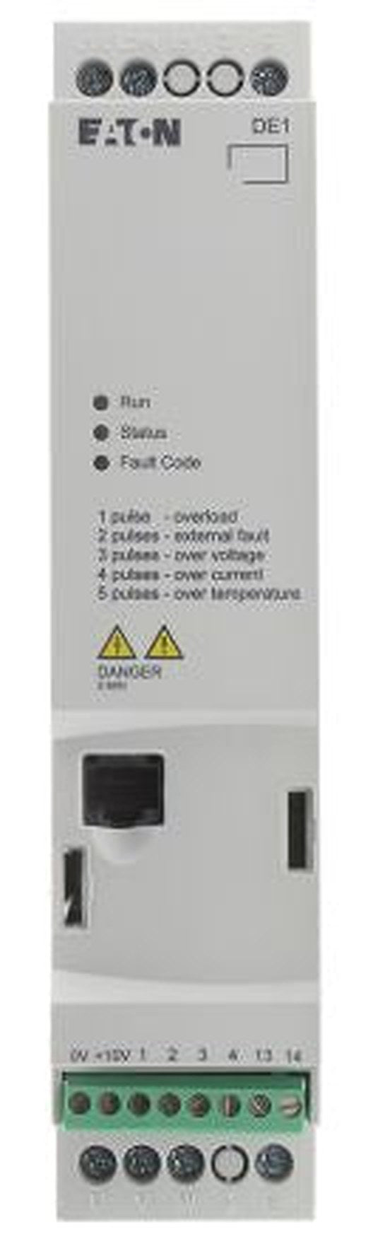 Eaton Variable Speed Starter, 0.55 kW 230V ac, 1 Phase 2.7 A, PowerXL DE11 Series