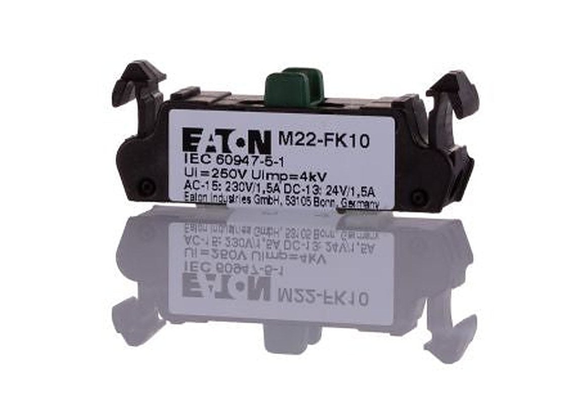 Eaton RMQ Titan M22 Series Contact Block, 230 V ac, 24V dc, 1 NO