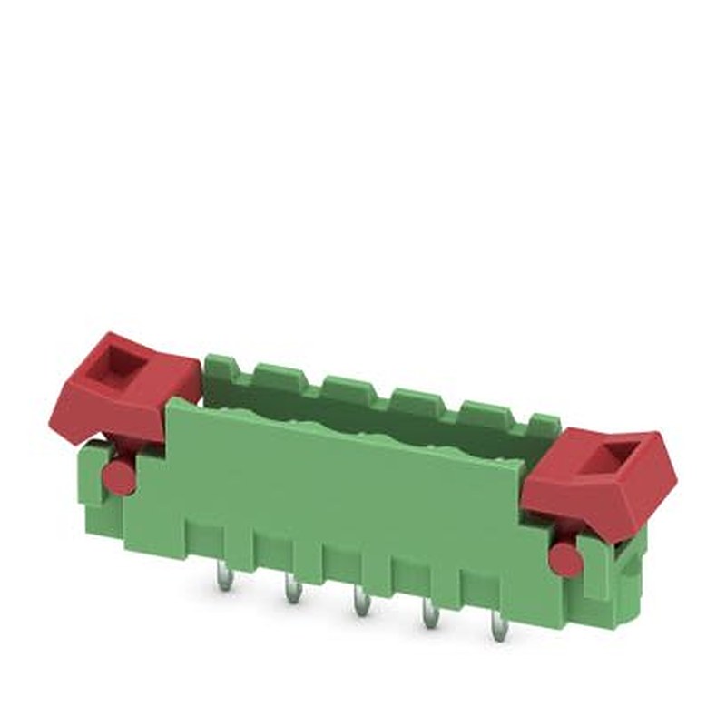 Phoenix Contact MSTBV Series Straight Wave Soldering Mount PCB Header, 5 Contact(s), 5.08 mm Pitch, 1 Row, Shrouded