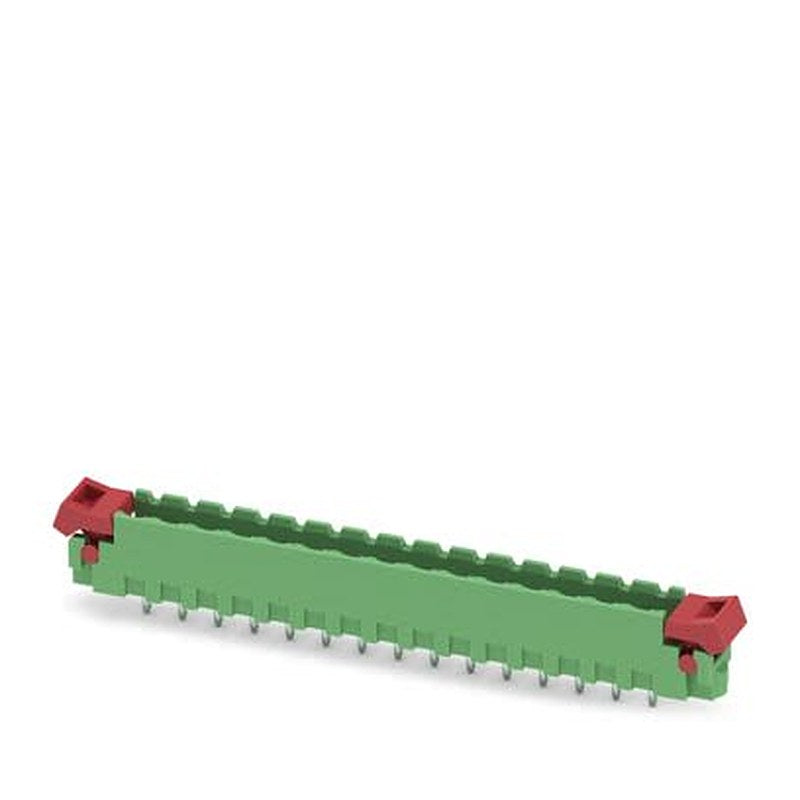 Phoenix Contact MSTBV Series Straight Wave Soldering Mount PCB Header, 15 Contact(s), 5.08 mm Pitch, 1 Row, Shrouded