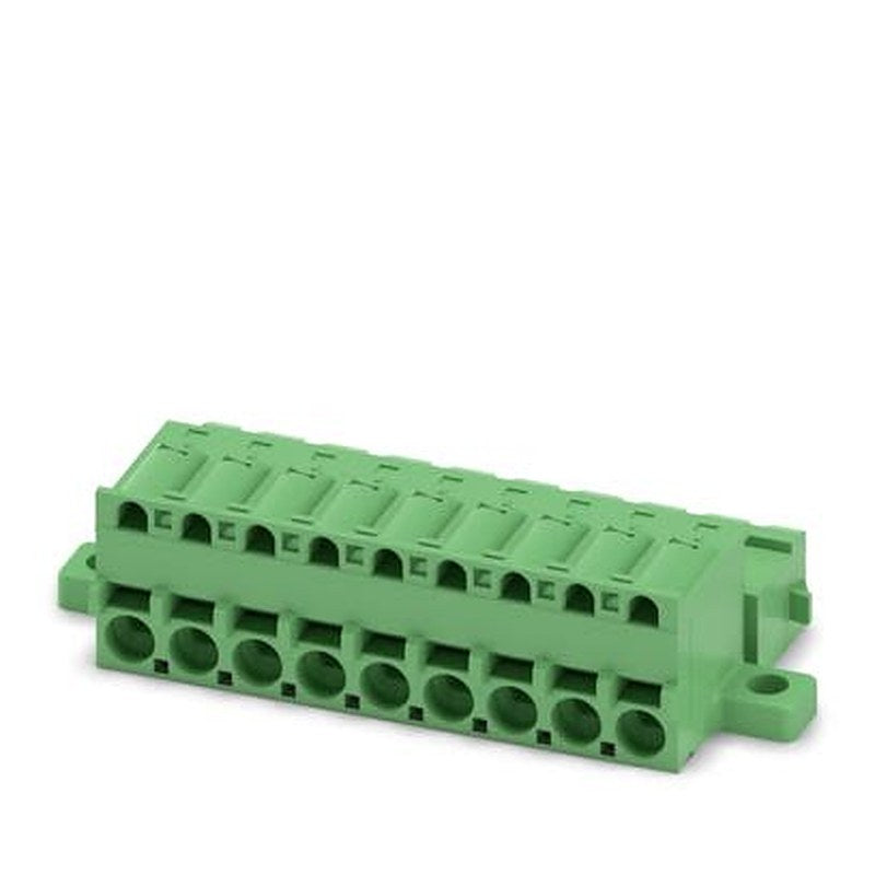 Phoenix Contact FKICS Series PCB Connector, 9-Contact, 5.08 mm Pitch, Snap-in, 1 Row Push-in Spring