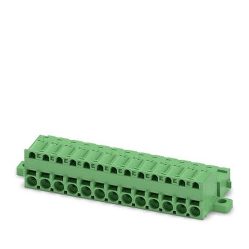 Phoenix Contact FKICS Series PCB Connector, 13-Contact, 5.08 mm Pitch, Snap-in, 1 Row Push-in Spring