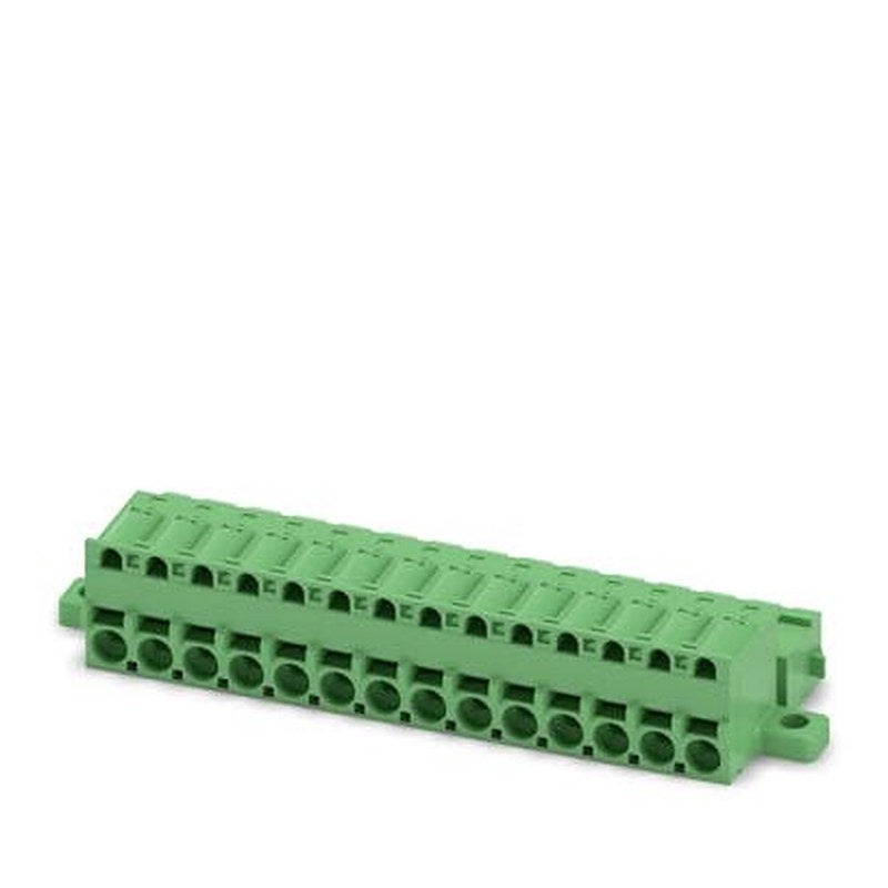 Phoenix Contact FKICS Series PCB Connector, 14-Contact, 5.08 mm Pitch, Snap-in, 1 Row Push-in Spring