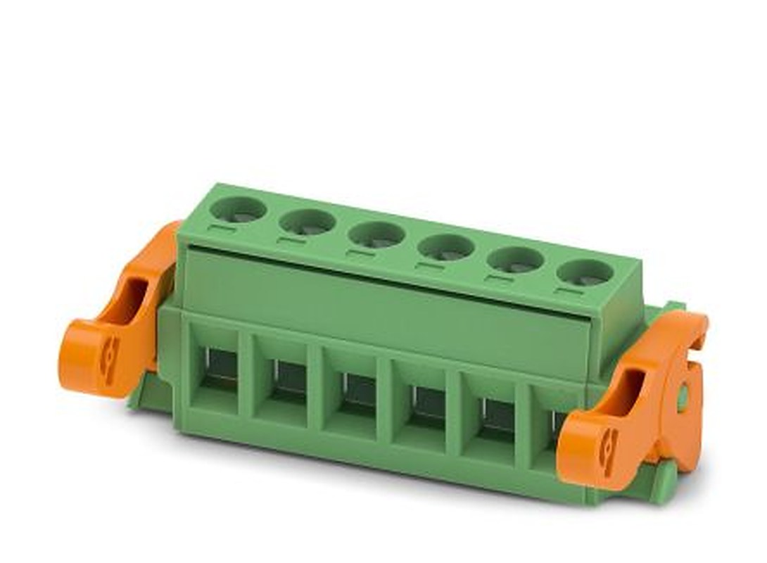 Phoenix Contact MSTB 2.5/6-ST-5.08-LR Series Pluggable Terminal Block, 6-Contact, 5.08 mm Pitch, 1 Row, 1808925