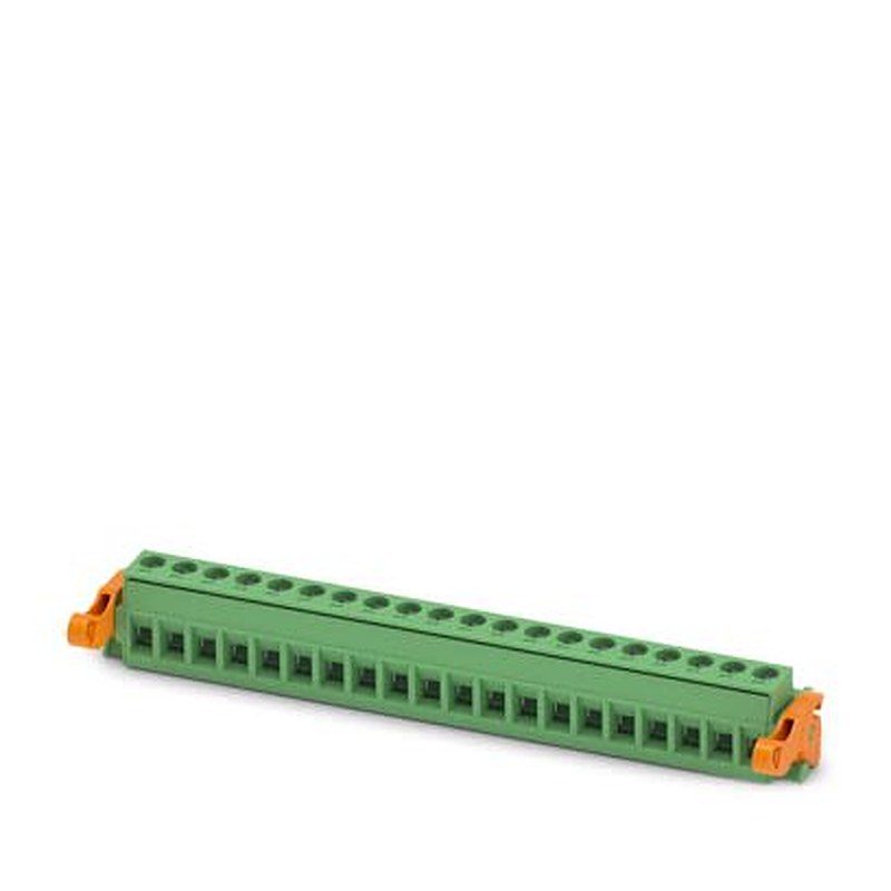 Phoenix Contact MSTB Series PCB Connector, 20-Contact, 5.08 mm Pitch, Locking Jack, 1 Row Screw