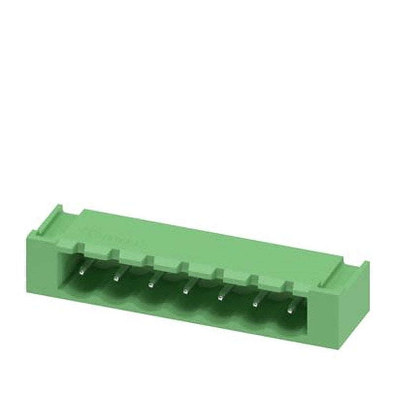 Phoenix Contact MSTBA Series Straight Wave Soldering Mount PCB Header, 7 Contact(s), 5.08 mm Pitch, 1 Row, Shrouded