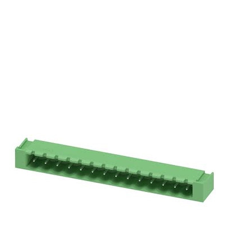Phoenix Contact MSTBA Series Straight Wave Soldering Mount PCB Header, 14 Contact(s), 5.08 mm Pitch, 1 Row, Shrouded