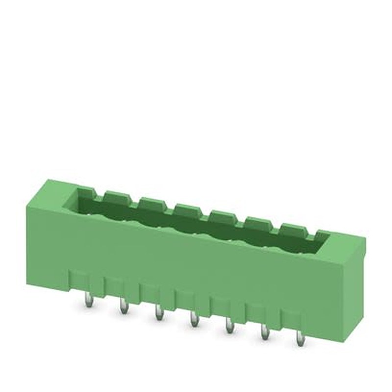 Phoenix Contact MSTBVA Series Straight Wave Soldering Mount PCB Header, 7 Contact(s), 5.08 mm Pitch, 1 Row, Shrouded