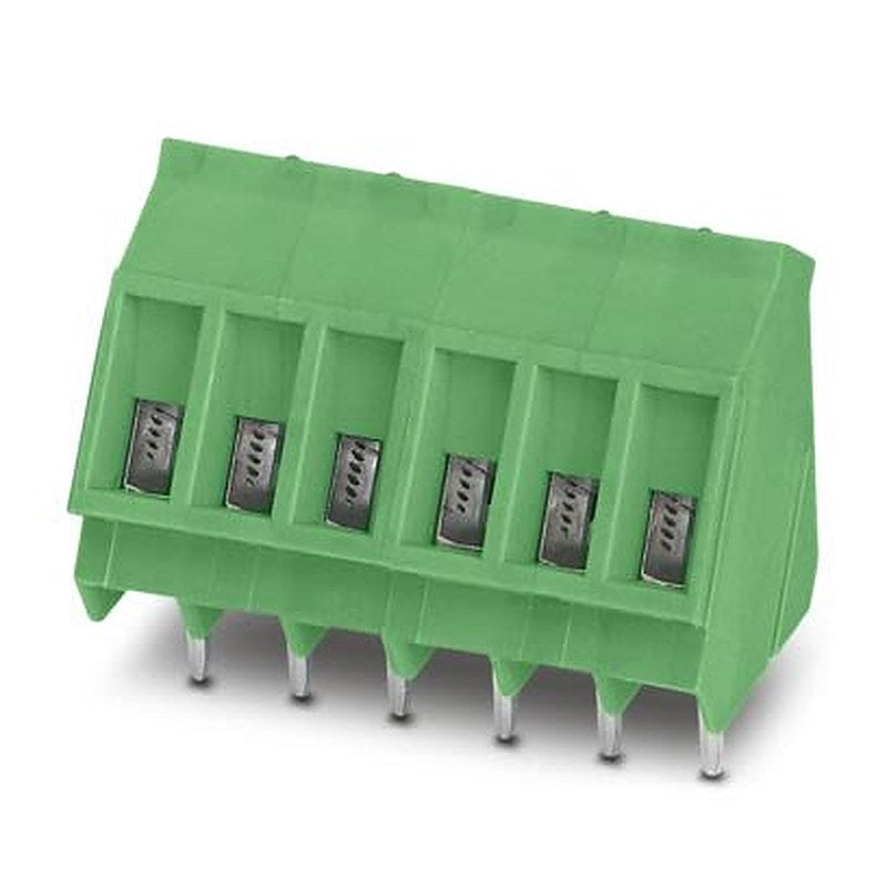 Phoenix Contact SMKDS 3 Series PCB Terminal Block, 18-Contact, 5.08 mm Pitch, Wave Soldering Mount, 1 Row