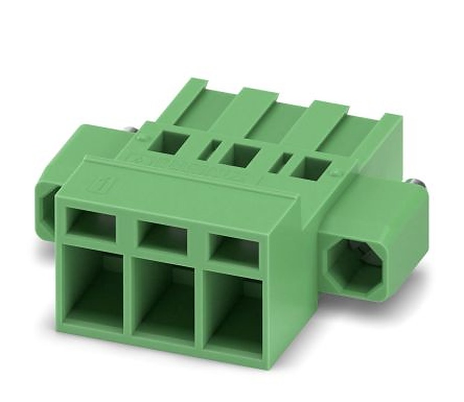 Phoenix Contact MSTBC 2.5/3-STZF-5.08 Series Pluggable Terminal Block, 3-Contact, 5.08 mm Pitch, 1 Row, 1809747