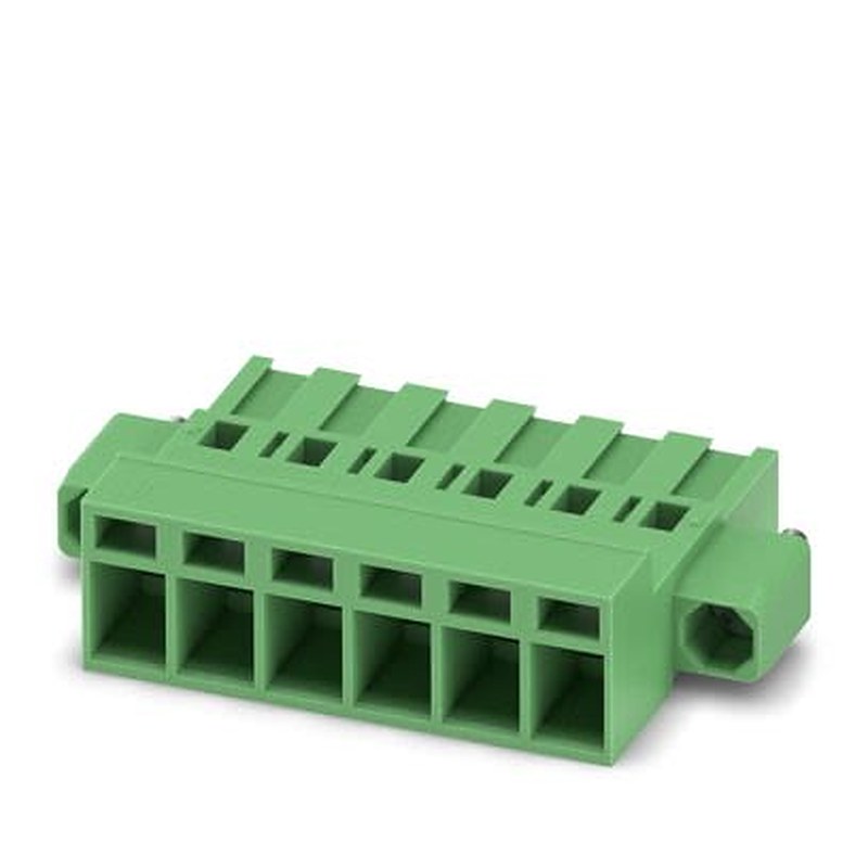 Phoenix Contact MSTBC 2 Series PCB Connector, 6-Contact, 5.08 mm Pitch, Screw, 1 Row Crimp