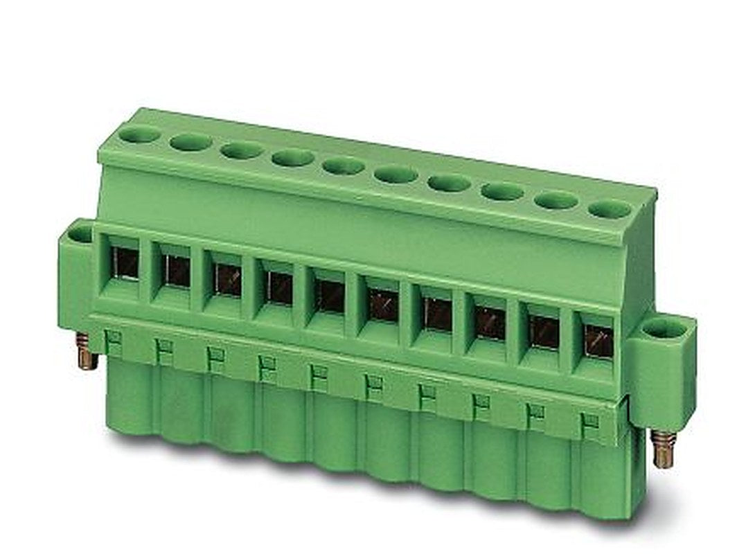 Phoenix Contact MVSTBW 2.5/4-STF-5.08 EX Series Pluggable Terminal Block, 4-Contact, 5.08 mm Pitch, 1 Row, 1809801