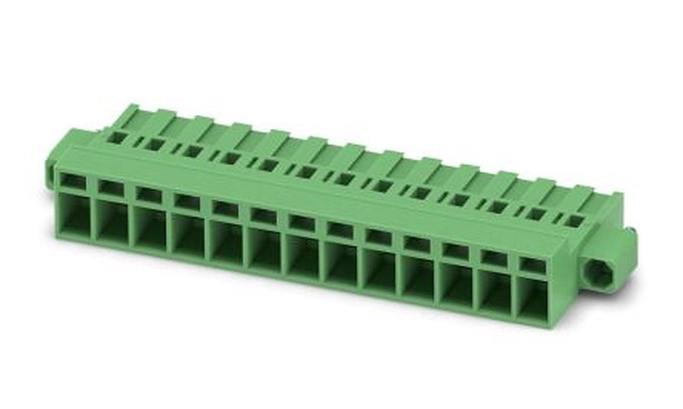 Phoenix Contact MSTBC 2.5/13-STZF-5.08 Series Pluggable Terminal Block, 13-Contact, 5.08 mm Pitch, 1 Row, 1809844
