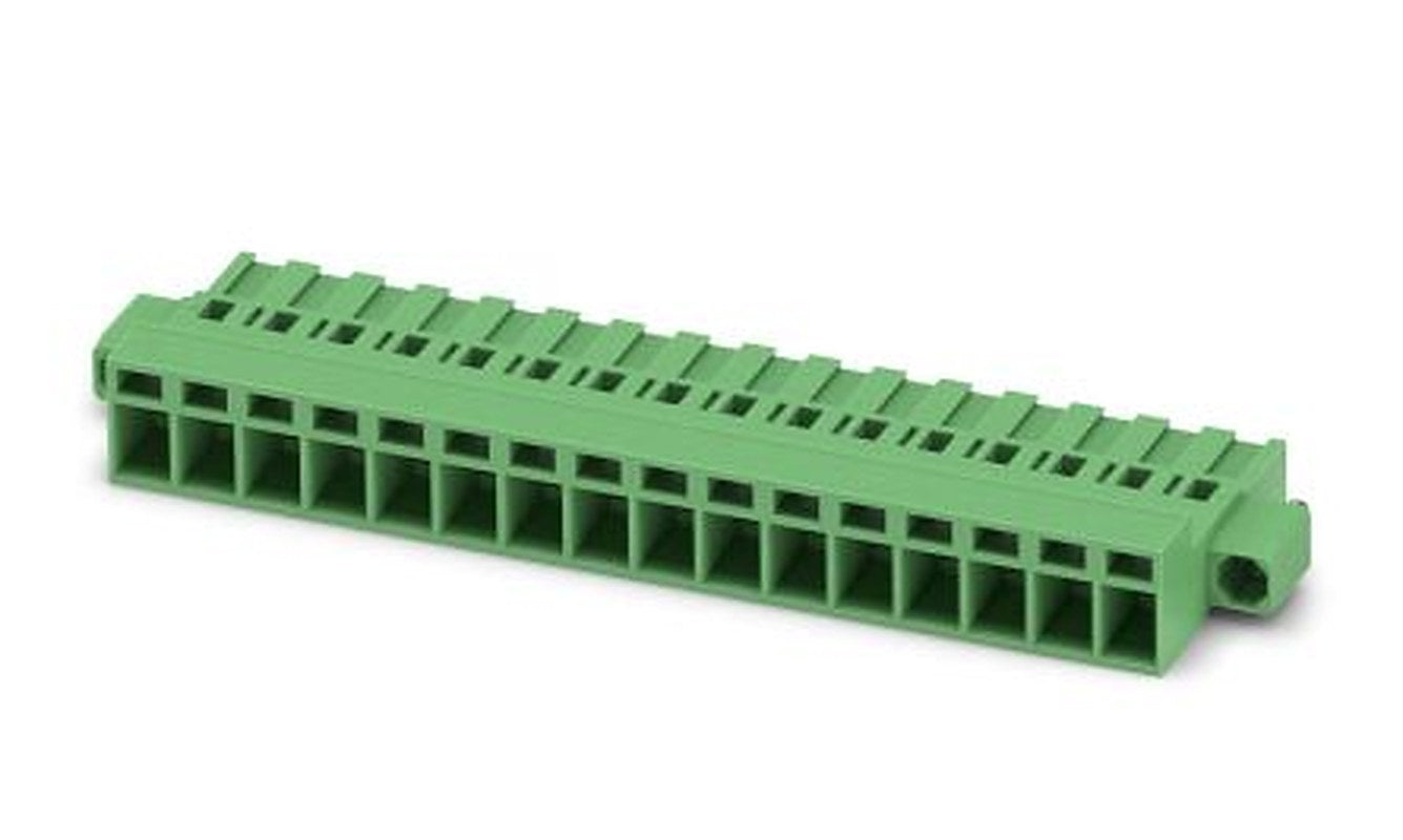 Phoenix Contact MSTBC 2.5/16-STZF-5.08 Series Pluggable Terminal Block, 16-Contact, 5.08 mm Pitch, 1 Row, 1809873