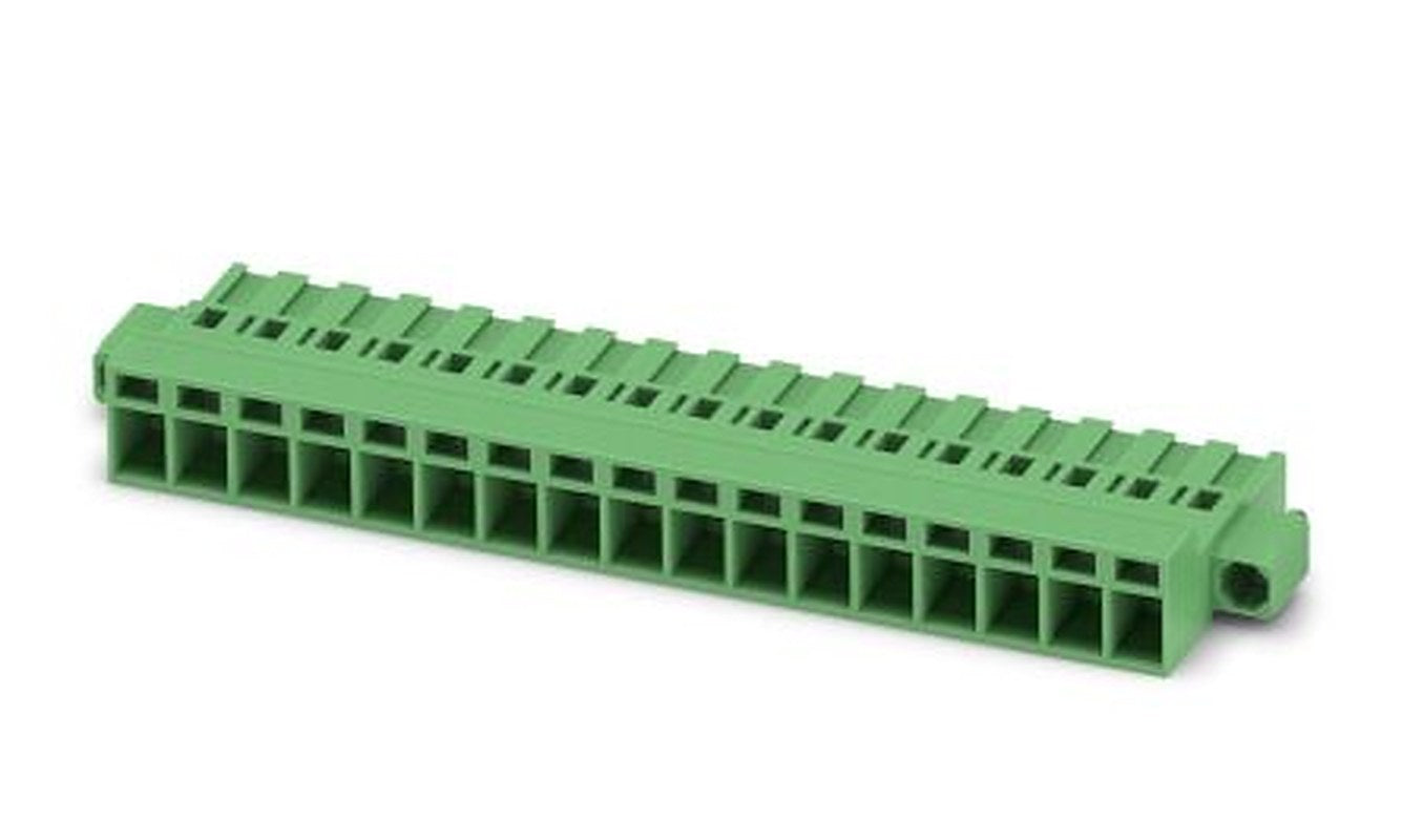 Phoenix Contact MSTBC 2.5/17-STZF-5.08 Series Pluggable Terminal Block, 17-Contact, 5.08 mm Pitch, 1 Row, 1809886