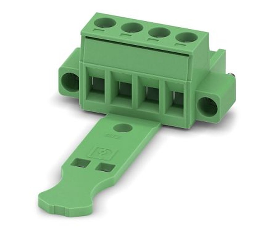 Phoenix Contact MSTB 2.5/4-STZF-5.08 Series Pluggable Terminal Block, 4-Contact, 5.08 mm Pitch, 1 Row, 1810451