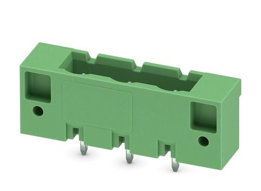 Phoenix Contact GMSTBVA 2.5 HC/ 3-G-7.62-LR Series Pluggable Terminal Block, 3-Contact, 7.62 mm Pitch, 1 Row, 1812982