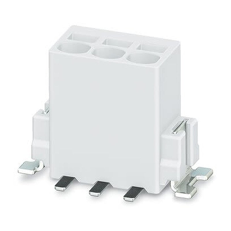 Phoenix Contact 5-V SMD WH R44, 5/4-2, PTSM 0 Series PCB Terminal Block, 4-Contact, 2.5 mm Pitch, Surface, 1 Row